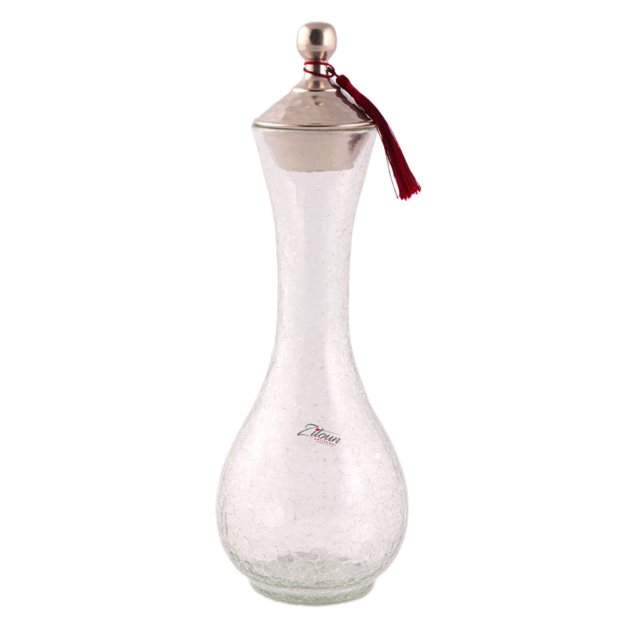 1 Carafe rafraîchissante avec réserve à glaçons GM en verre soufflé fait à la main – Image 1