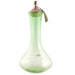 Carafe rafraîchissante avec réserve à glaçons GM en verre soufflé fait à la main