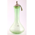 Carafe rafraîchissante avec réserve à glaçons GM en verre soufflé fait à la main – Image 3
