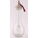 Carafe rafraîchissante avec réserve à glaçons GM en verre soufflé fait à la main – Image 3