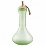 Carafe rafraîchissante avec réserve à glaçons GM en verre soufflé fait à la main
