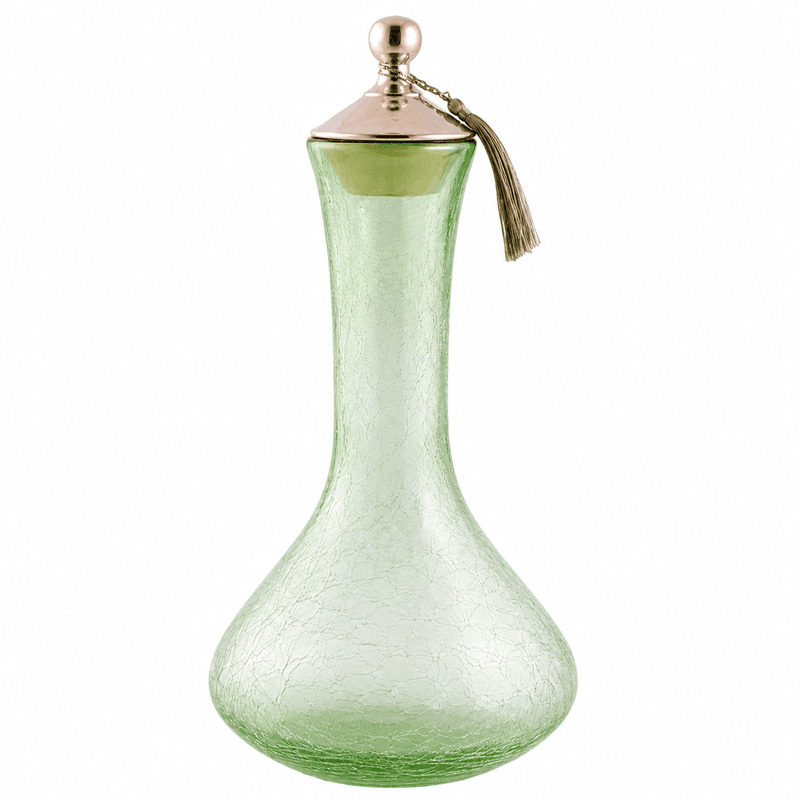 Carafe rafraîchissante avec réserve à glaçons GM Carafe rafraîchissante avec réserve à glaçons GM en verre soufflé fait à la main – Image 1
