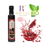 Biovall Vinaigre de grenade BIOLOGIUE 100% naturel bouteille en verre opaque de 250 ml – Image 2