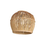 Abat-jour Drina Naturel Dom ajouré suspension luminaire design Dom fait main en fibre de palmier PM