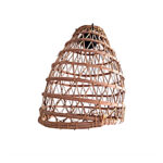 Abat-jour Drina Naturel suspension luminaire design Drina Original fait main en fibre de palmier PM