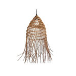 Abat-jour Drina Naturel suspension luminaire design Drina Original fait main en fibre de palmier GM