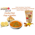 Soupe d'orge et lentilles 100% naturel - 500g - Grains ancestraux Orge de variété « Ardhaoui" – Image 3