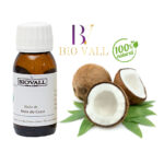 Biovall Huile de Noix de Coco 100% naturel bouteille en verre opaque de 60 ml – Image 2