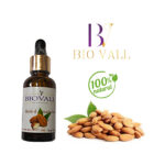 Biovall Huile d’amande douce 100% naturel bouteille en verre opaque de 30 ml – Image 3
