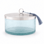 Boite cylindrique Boite de Rangement  en verre soufflé  T1 – Image 4