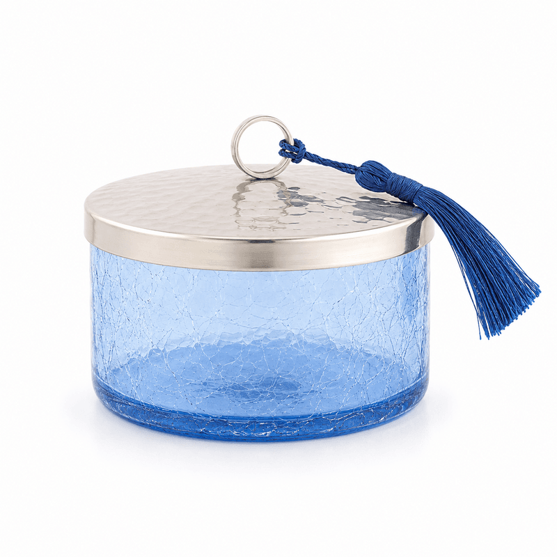 Boite cylindrique Boite de Range (4) Boite cylindrique Boite de Rangement en verre soufflé T1 – Image 1