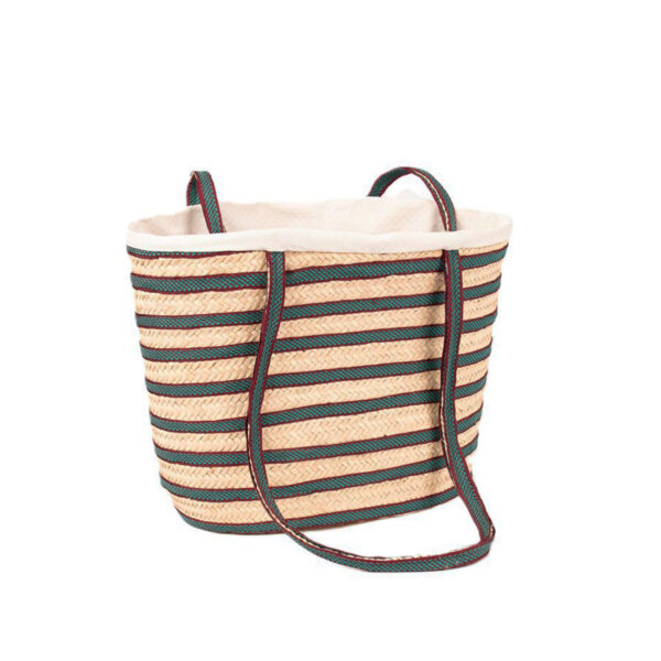Sac polyvalente épaule italienne design Marin en fibre de palmier naturelle