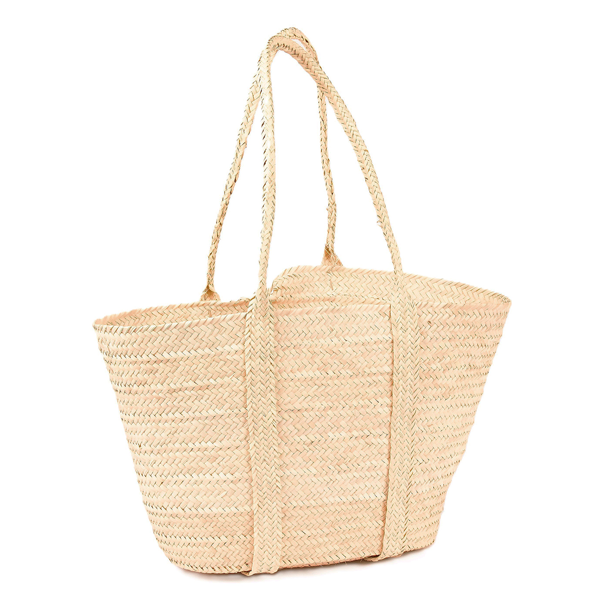 MHN 4268 For Seasons Bag - Sac de courses en fibre de palmier tour renforcée en couleur naturel – Image 1