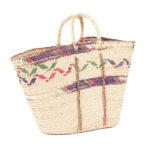 For Seasons Bag – Grande Sac de courses en fibre de palmier naturelle tour renforcée