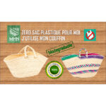 For Seasons Bag - Sac de courses en fibre de palmier naturelle tour renforcée – Image 3