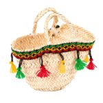 For Seasons Bag - Sac de courses pour enfant en fibre de palmier naturelle