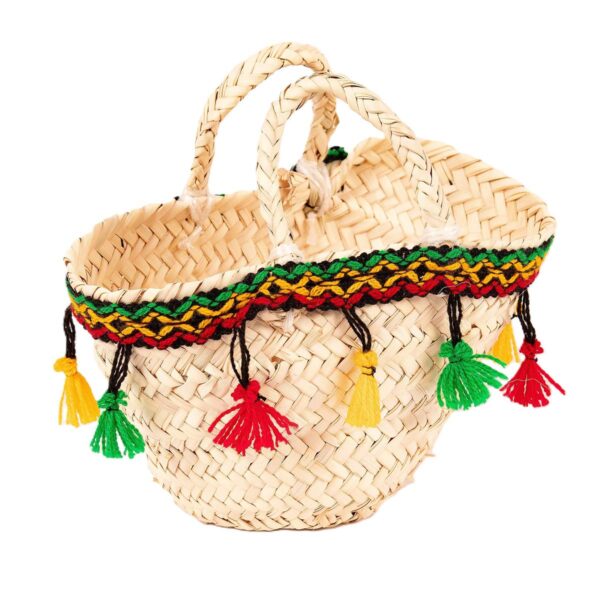 For Seasons Bag - Sac de courses pour enfant en fibre de palmier naturelle