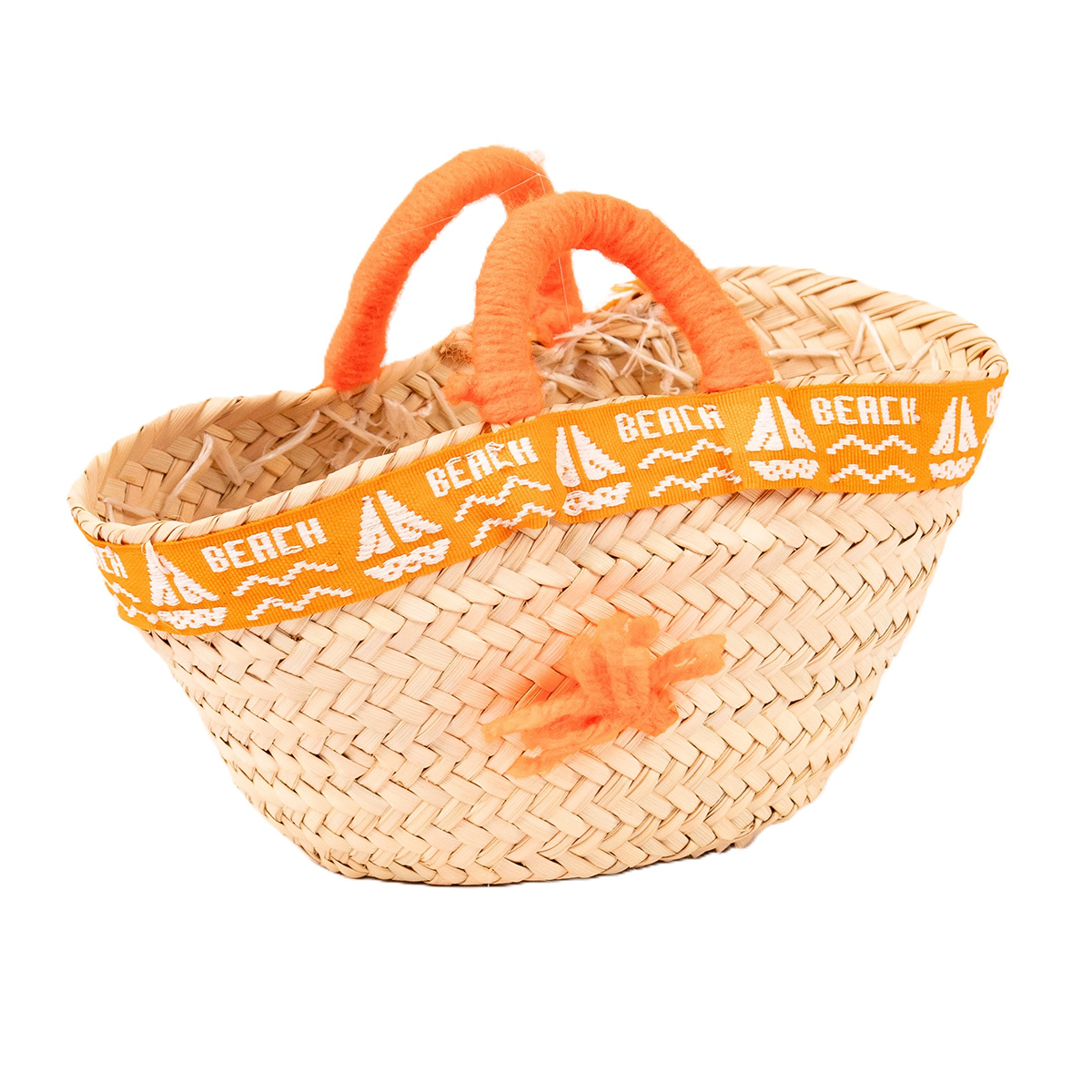 MHN 4647 For Seasons Bag - Sac de courses en fibre de palmier naturelle tour renforcée – Image 1