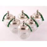 Coffret de 6 verrines rustique GM en verre soufflé craquelé fait à la main – Image 3