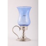 Bougeoir orientale artistique  haut de gamme en verre soufflé craquelé fait main – Image 3