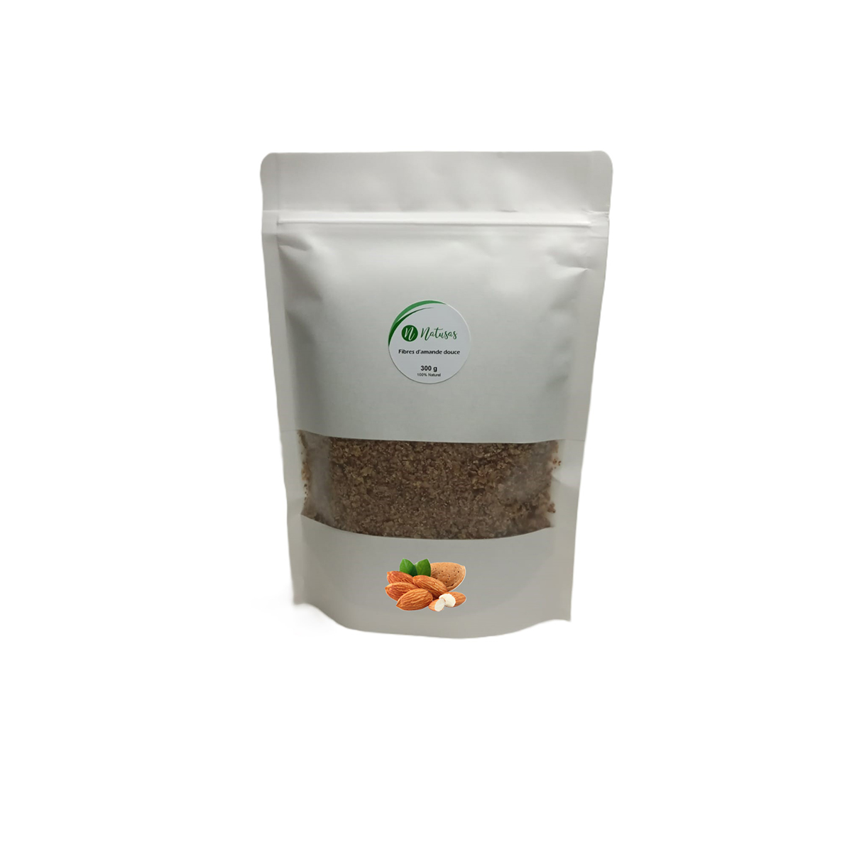 NAM 9001 NATUSAS LABO - Cosmétiques Naturels - Fibres d’amande douce alimentaire 200 g – Image 1