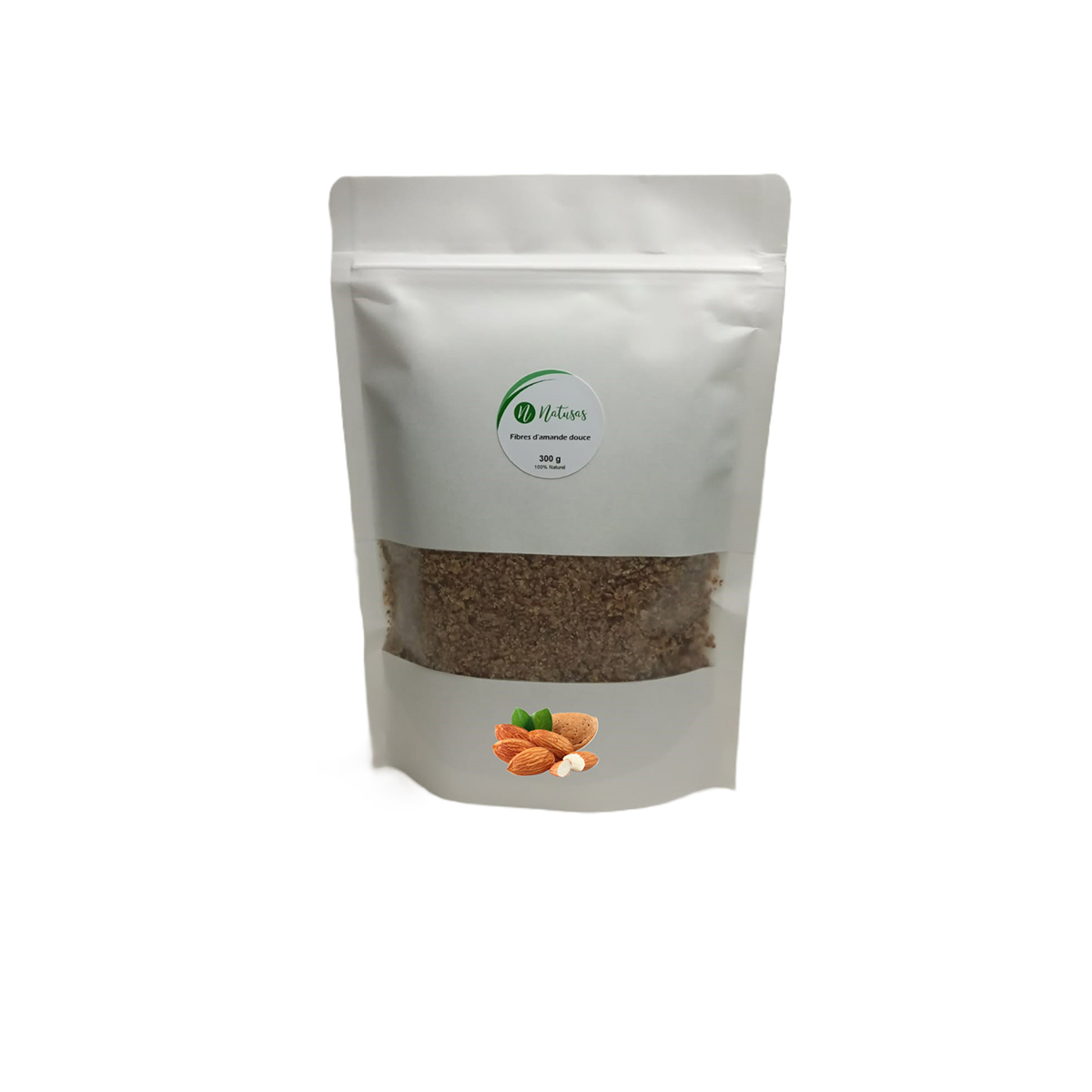 NAM 9011 NATUSAS LABO - Cosmétiques Naturels - Fibres d’amande douce alimentaire 300 g – Image 1