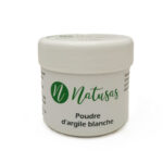 NATUSAS LABO - Cosmétiques Naturels - Poudres d’argile Blanche 50 g