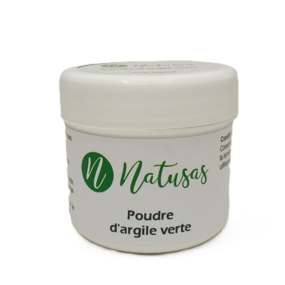 NAM 9032 NATUSAS LABO - Huiles végétales - Poudres d’argile Verte 50 g – Image 1