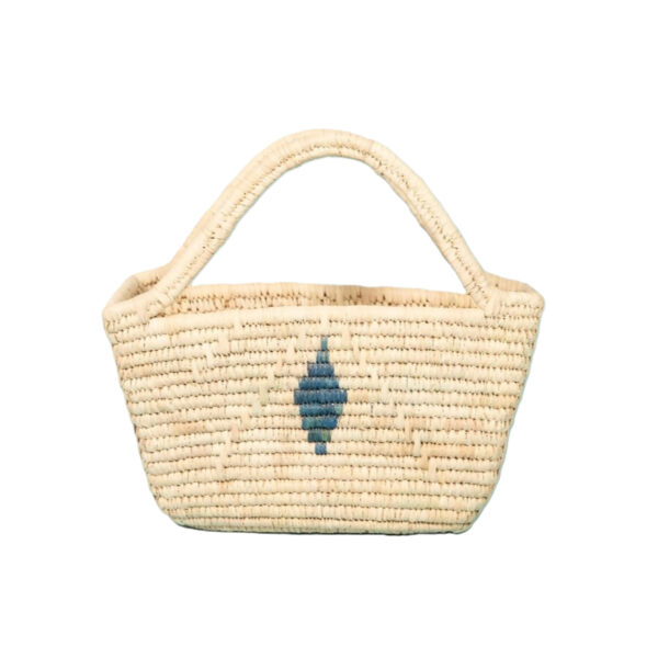 Sac de courses – Coffin - Panier ajouré tressé à la main en fibre de palmier naturelle
