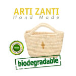 Sac de courses – Coffin - Panier ajouré tressé à la main en fibre de palmier naturelle – Image 2
