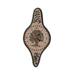 Horloge murale ronde en mosaïque romaine fait à la main haut de gamme motif L’olivier 1 de la collection Art Murale