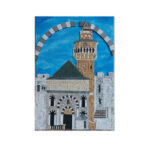 ŒUVRES D’art sélectionnées par nos créateurs – Tableau Mdina 1 mosaïque de marbre sur toile