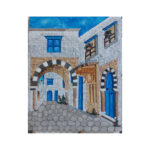 ŒUVRES D’art sélectionnées par nos créateurs – Tableau Mdina 3 mosaïque de marbre sur toile