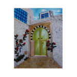 ŒUVRES D’art sélectionnées par nos créateurs – Tableau Mdina 6 mosaïque de marbre sur toile