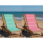 2 Serviette Fouta Bali traditionnelle  En Vert d’eau et Rose bonbon – Image 2