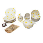Pack Double Plaisir à Table Fleurs des champs 20 pièces en céramique TOP 1235