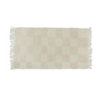 Tapis berbère rectangulaire en en 100% laine naturelle design vintage Bicolor
