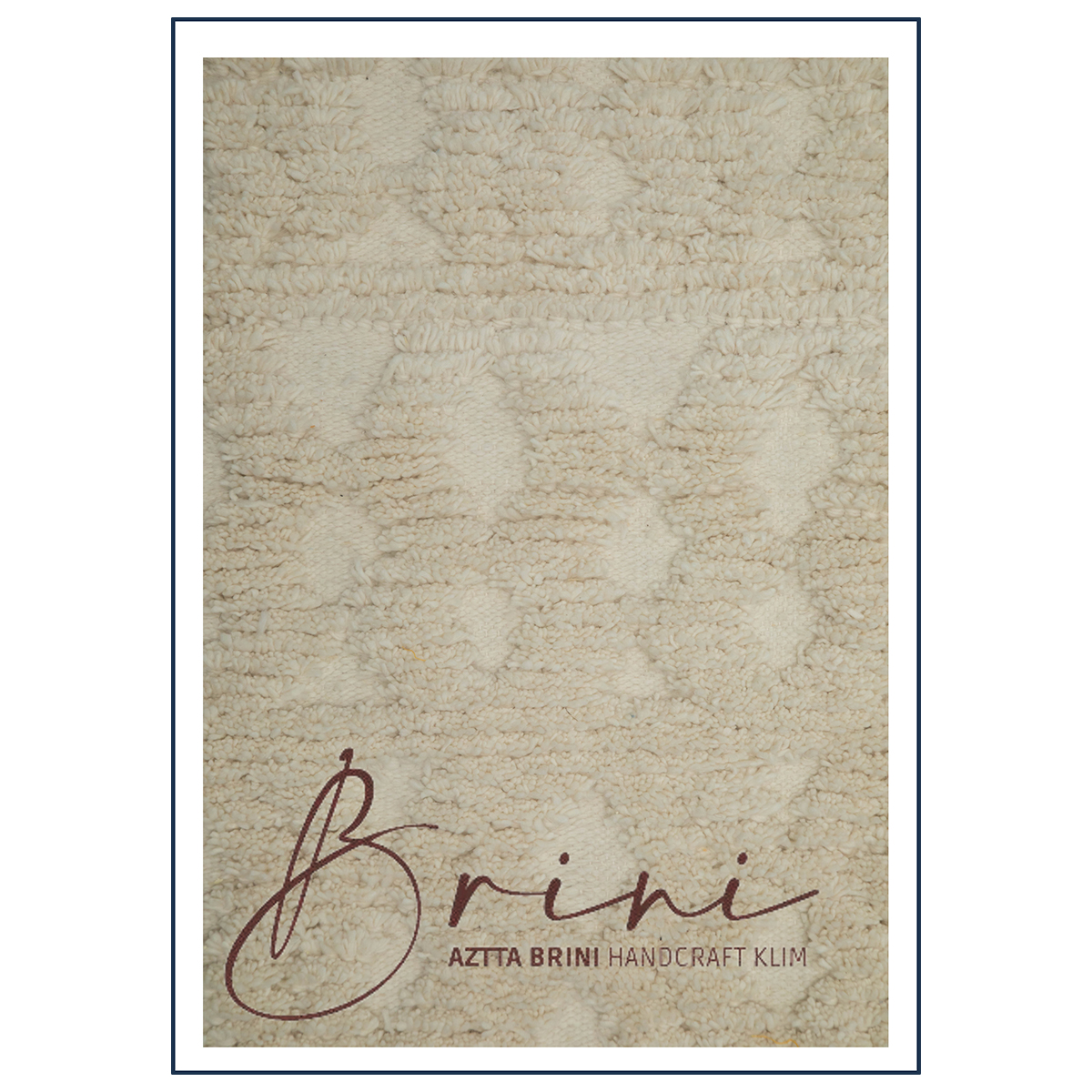 Tapis berbère rectangulaire en en 100% laine naturelle design vintage Bicolor – Image 2