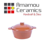 Cocotte tradition ronde évasé en Céramique émaillée  "pâte à feu" GM – Image 3