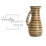 Collection Héritage Khalti Jomaa - Vase design pichet avec anse en Poterie de sejnane en couleur de terre cuite – Image 2