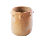 Collection Héritage Khalti Jomaa - Pot multi usage  Pot à ustensiles  Petit cache pot design marmite couleur terre cuite en Poterie de sejnane