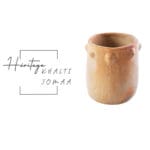 Collection Héritage Khalti Jomaa - Pot multi usage  Pot à ustensiles  Petit cache pot design marmite couleur terre cuite en Poterie de sejnane – Image 2