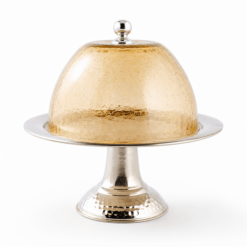 METHRED GM Présentoir à gâteaux GM haut de gamme en verre soufflé MZA 2112 – Image 1
