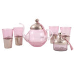 Services à thé haute de gamme en verre soufflé design classique MZA 1161