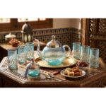 Service à thé  haute de gamme en verre soufflé MZA 1162 – Image 2