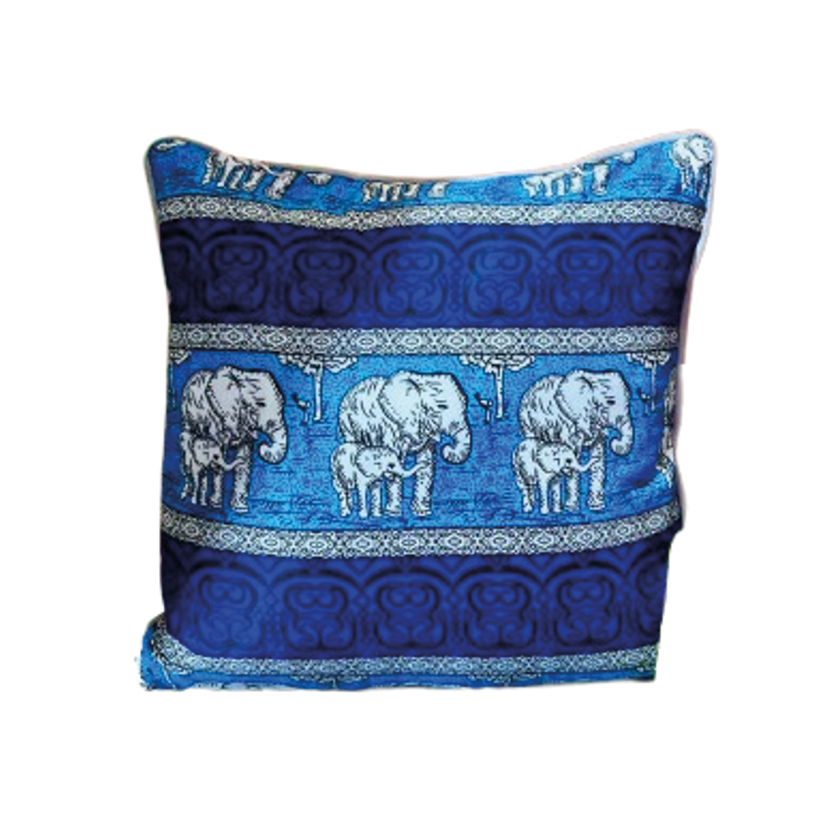 OCS 6019 Coussin carrée haut de gamme en tissu coton wax de qualité supérieur coloré motif wax – Image 1