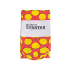 Chaussettes Artisanales Citrus Sunrise haut de gamme en Tissu Imprimé signée Atelier Fantar