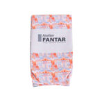 Chaussettes Artisanales Orange Breeze haut de gamme en Tissu Imprimé signée Atelier Fantar