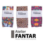 Chaussettes Artisanales Arabic Frame haut de gamme en Tissu Imprimé signée Atelier Fantar – Image 2