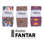 Chaussettes Artisanales Artwear Vib haut de gamme en Tissu Imprimé signée Atelier Fantar – Image 2